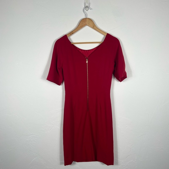 Tahari Red Dress - Picture 3 of 5